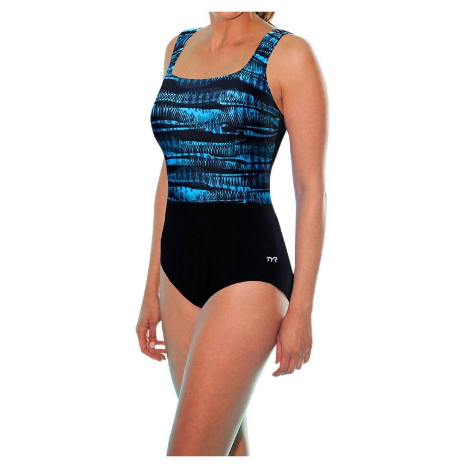 New Tyr Controlfit Scoop Neck One Piece In Tyr Byron Bay